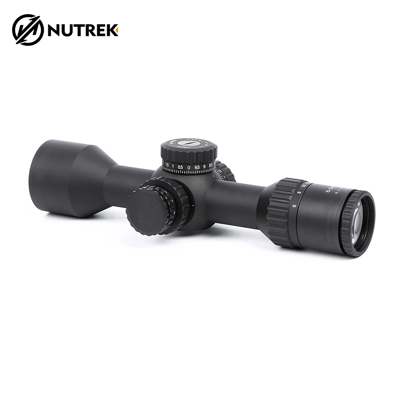 Nutrek Optics High Quality Scope 6-24X50 IR Ffp Extra Short Design High Power Compact Riflescope