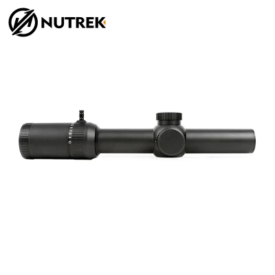 Nutrek Optics 1-10X24 SFP FFP レッドドットファイバー強化防水ハンティングスコープ